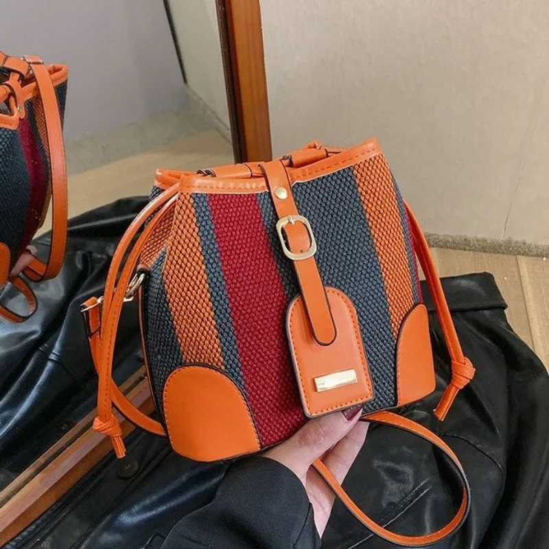 Bolso de hombro elegante para mujer con motivo presbiópico, bolso cruzado para una apariencia refinada