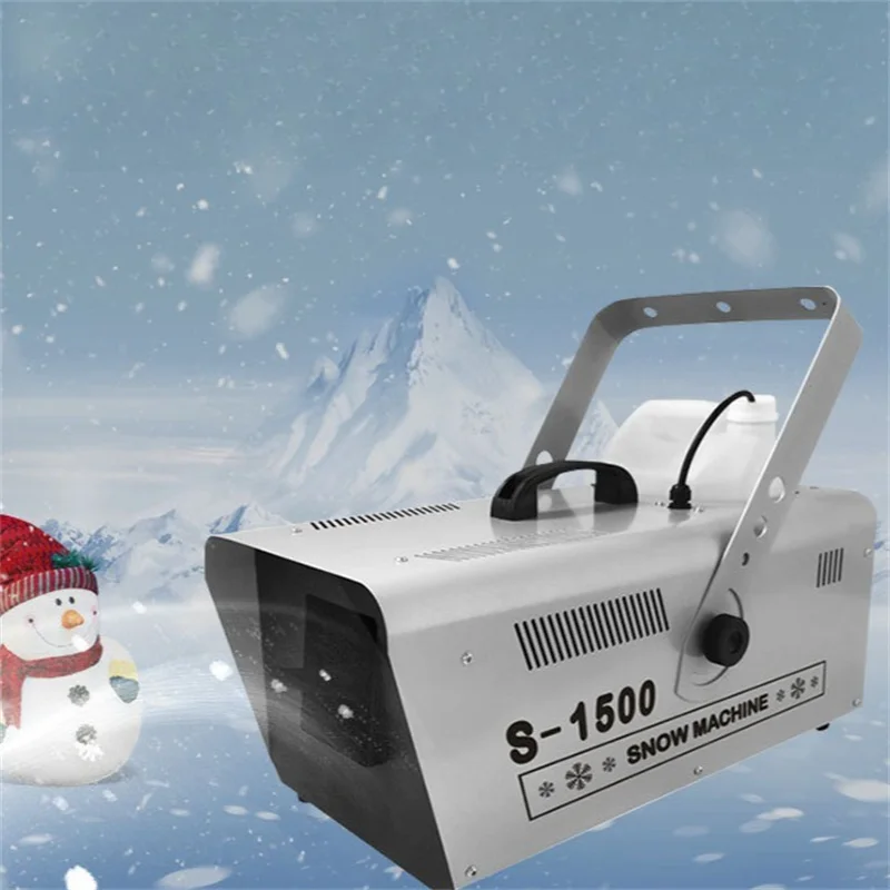 1500W Small Christmas Snowflake Machine Stage Wedding Snow Stage Indoor Artificial Snow Spray Snow Machine