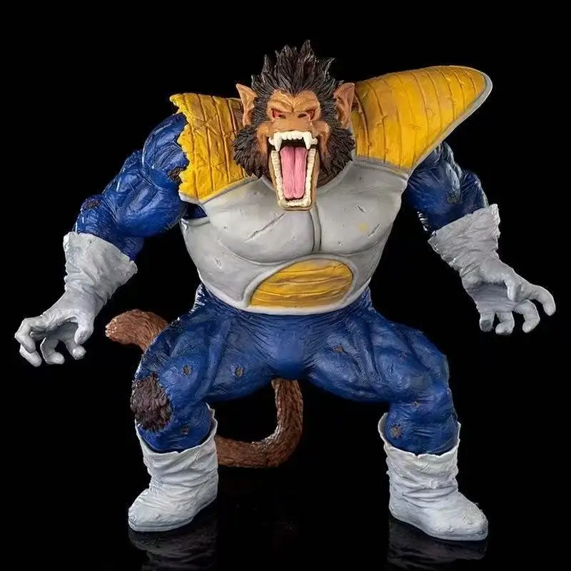 

Dragon Ball Movie Transformation Gold Great Ape King Ghidorah Collectible Figure Anime Themed Action Toy Model Handmade Craft