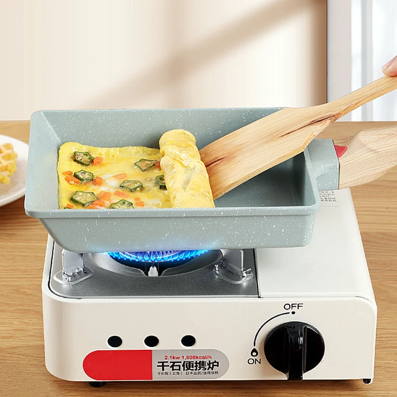 

20*16cm Non-Stick Tamagoyaki Frying Pan Japanese Omelettes Pancake Maker Saucepan Skillet Cooking Pots Cookware for Kitchen