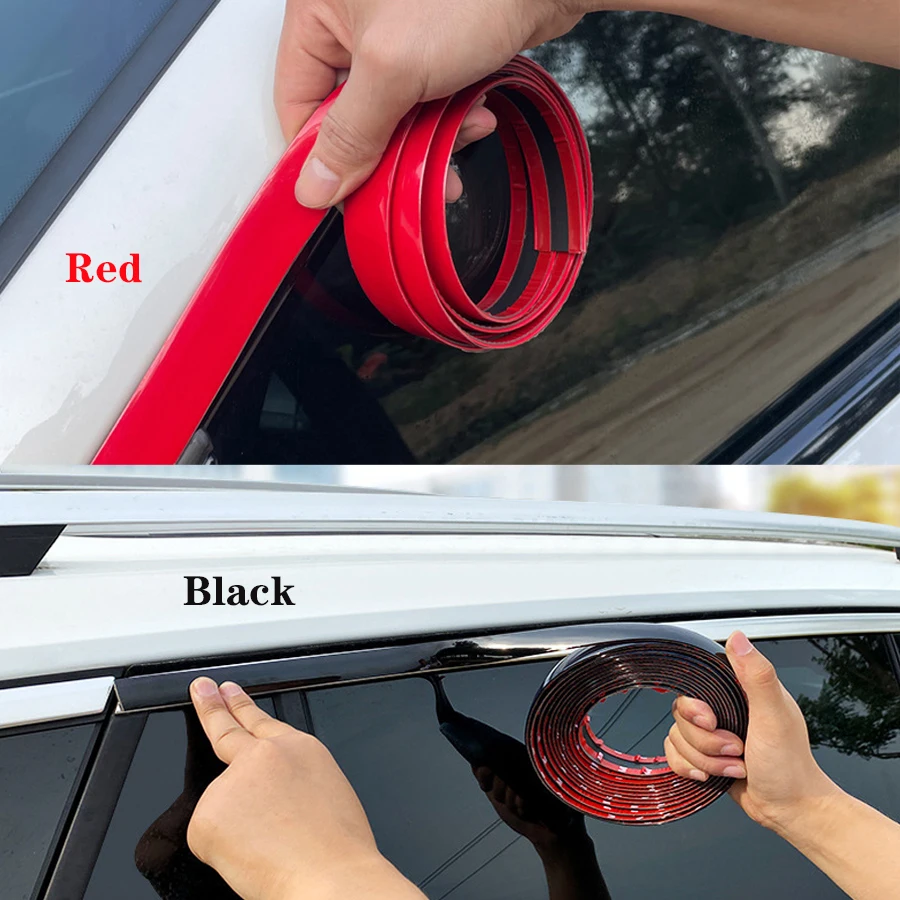 6/8/10/15/20/30MM Universal Auto Self Adhesive Side Door Chrome Strip Moulding Decoration Bumper Protector Trim Tape Car Sticker