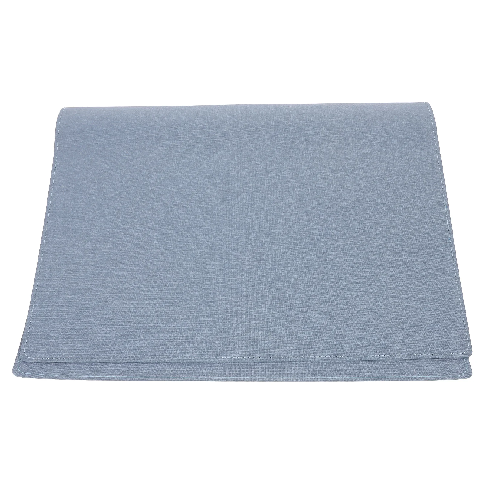 Capa para notebook pu, pasta portátil, clipe ajustável, recarregável, folhas soltas, adequada para estudantes e escritório