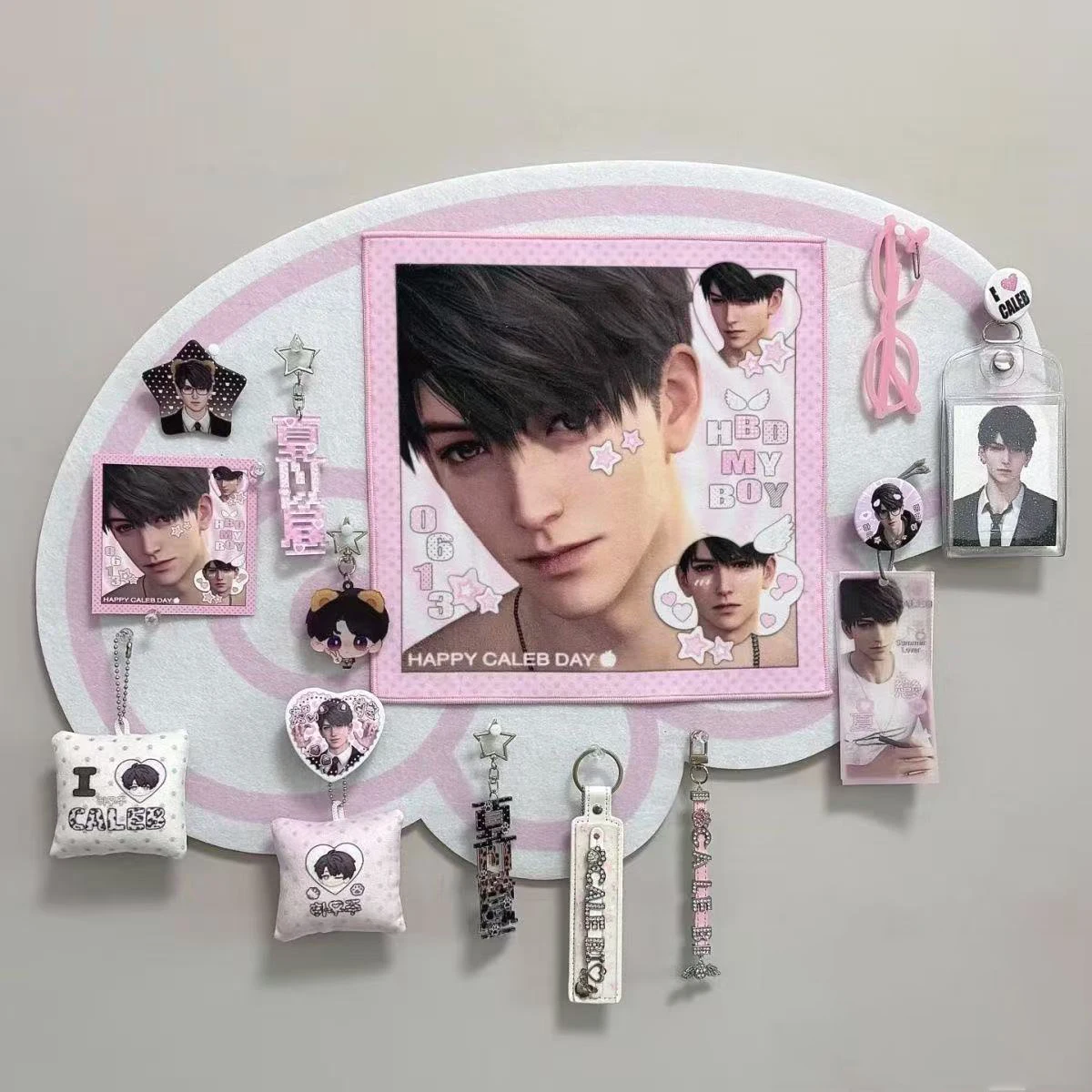 Ins Style Angel Wings New Special-shaped Felt Board Cute Storage Decorative Wall Photo Wall Bedroom Living Room Layout Gift