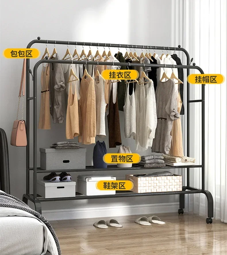 

Coat rack floor-to-ceiling bedroom simple cloakroom vertical shelf