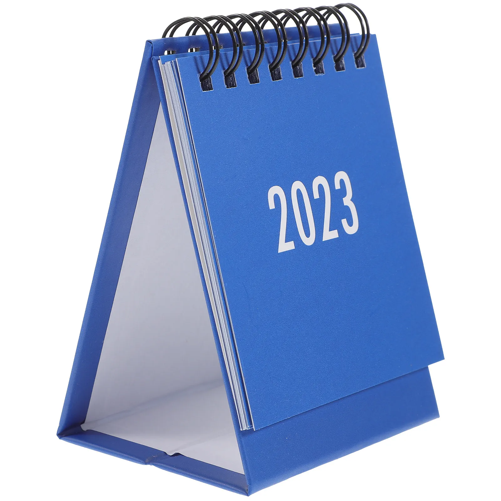 1Pcs Mini Calendar 2023 Desktop Calendar Folding Space Saving Simple Design Clear Printed Dates Organizational Tool Home Office