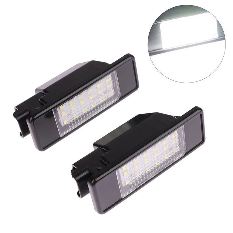 1/2 Stuks Kentekennummer Lamp Voor 106 1007 207 307 308 406 407 508 607 Voor C2 C3 C4 C5 C6 C8 Ds3 Kenteken Led Licht