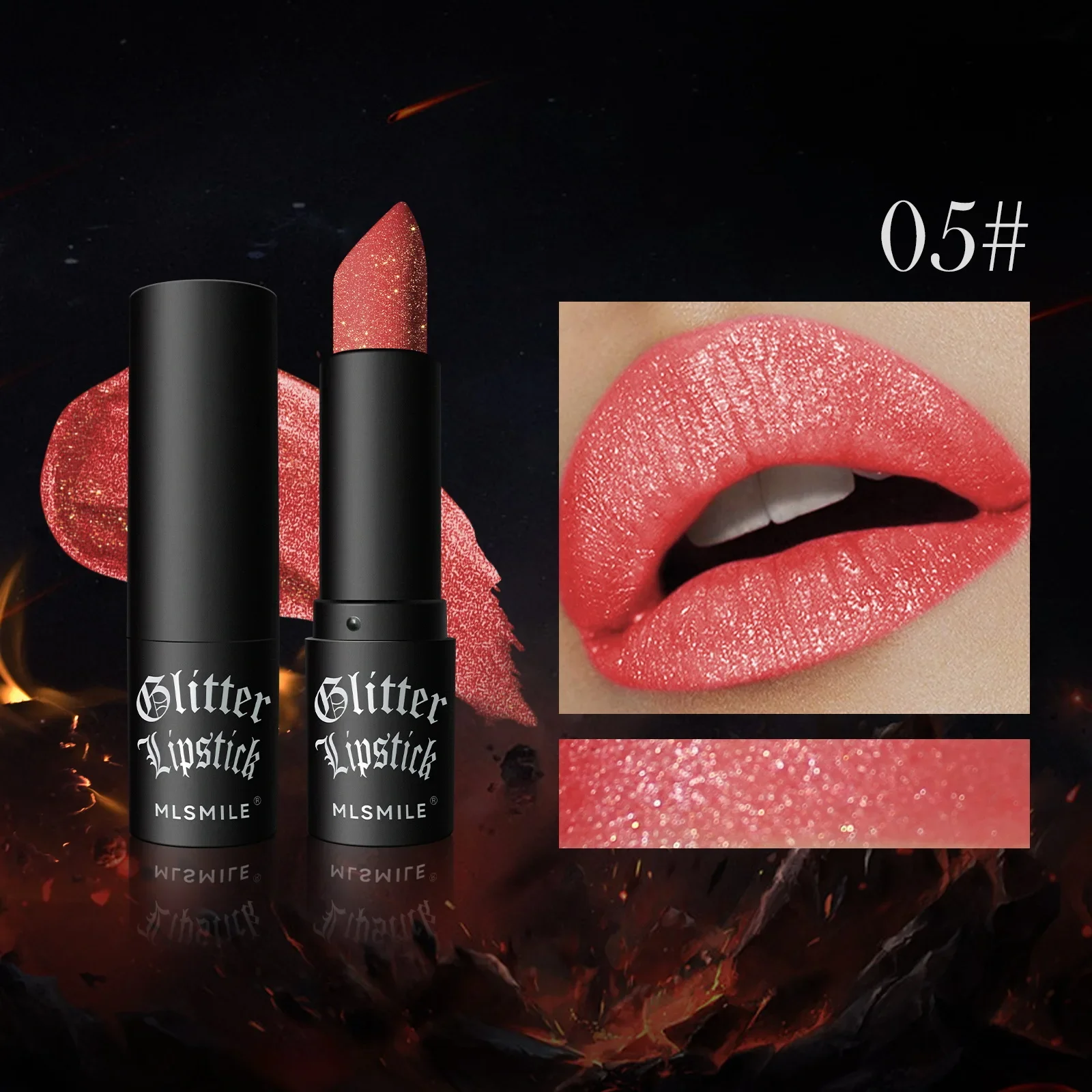 1 PC Sexy Shimmer Lipsticks 7 Kleuren Naakt Glitter Lippenstift Langdurige non-stick Cup Fluwelen Rode Zeemeermin waterdichte Lipsticks