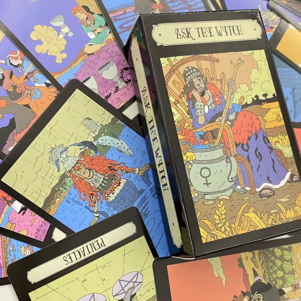 10.3*6cm Ask the Witch Tarot Card Games