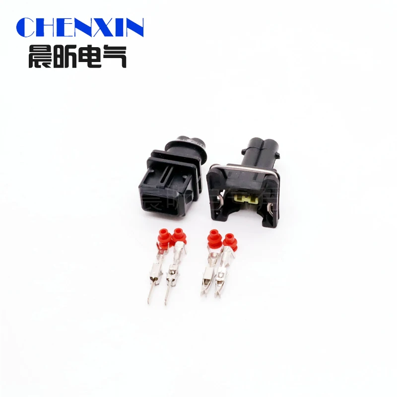 

2 Pin Water temperature sensor fuel injector ignition coil plug Crankshaft Sensor Socket Connector 85202-1 for Nissan HYUNDAI