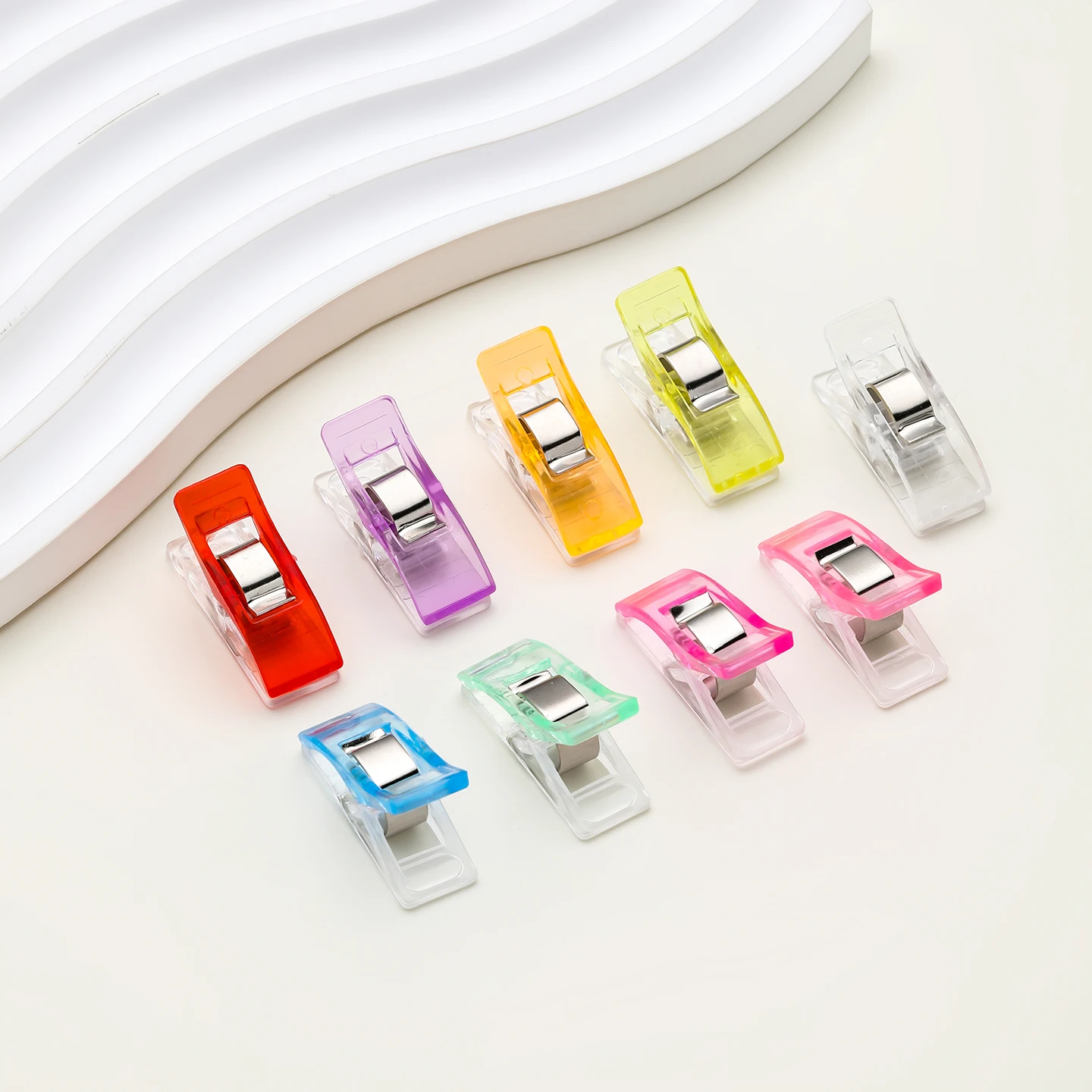 20Pcs/lot Multipurpose Colorful Sewing Clips Plastic Clip Quilting Clip Clamps for DIY Craft Blinding Crochet and Knitting Clamp view 4