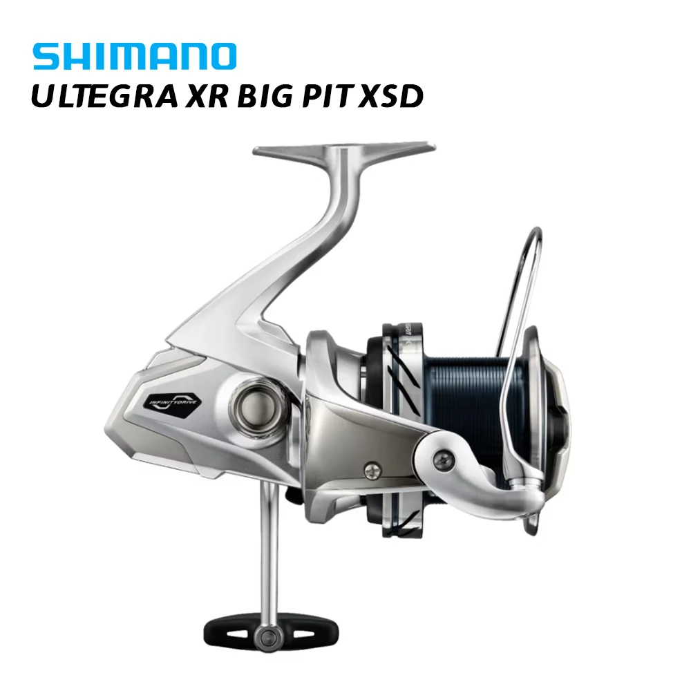 Shimano 2024 Original ULTEGRA XR BIG PIT XSD 14000XSD Spinning Surf Fishing Reel Gear Ratio 4.3:1 5/1BB MaxDrag 20kg Weight 535g