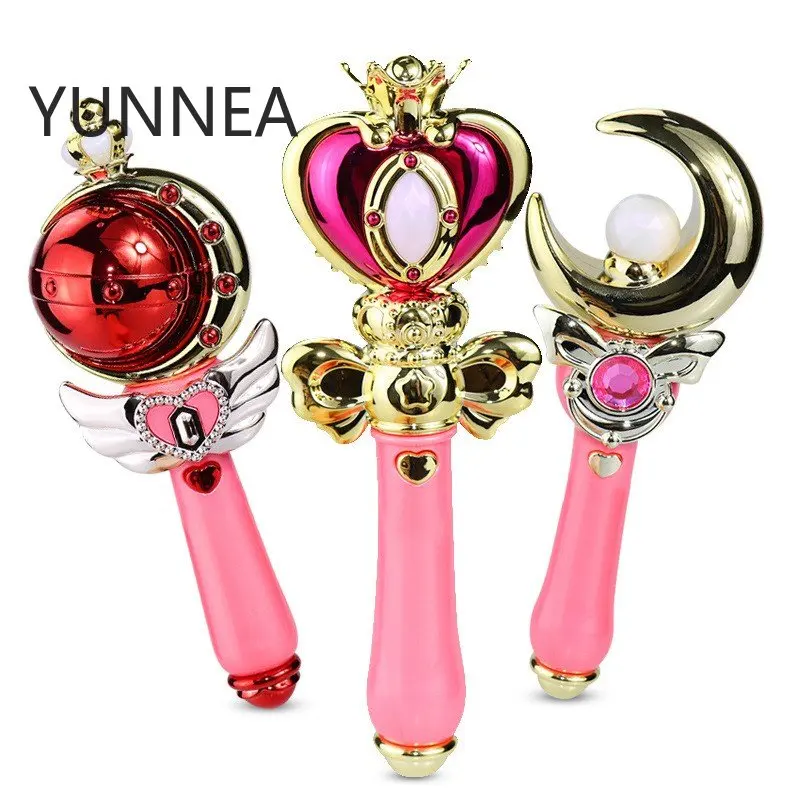 Moon Stick Spiral Heart Moon Rod Cutie Moon Rod wand figure toy Queen Serenity Henshin wAND Stick Rod cosplay props