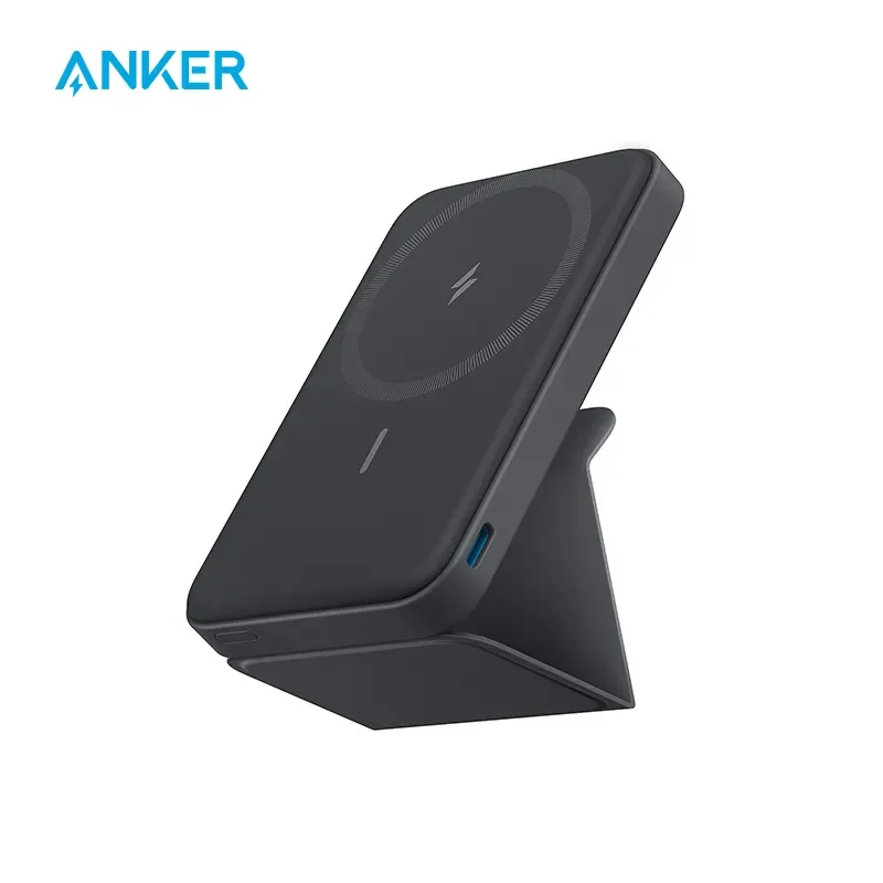 New Version Anker 622 Magnetic Power Bank 5000mAh Battery MagGo with Holder Wireless Charger Portable for iPhone Samsung Xiaomi