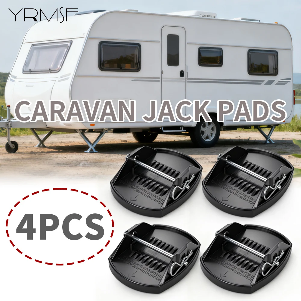 

4PC Campervan Accessories Universa Camping Car Accessory Leveller Wheel Foot Leg Support Adapter Tool RV Caravan Motorhomes