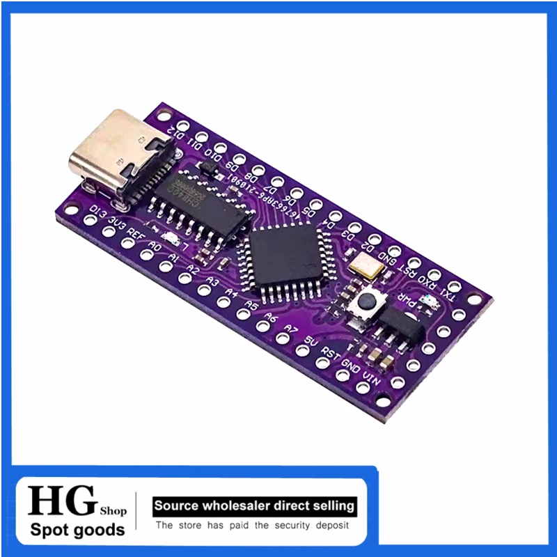 LGT8F328P-LQFP32 MiniEVB TYPE-C USB, ATMEGA328 과 호환, 나노 V3.0, LGT8F328P, HT42B534-1 SOP16, 1-5PCs/로트