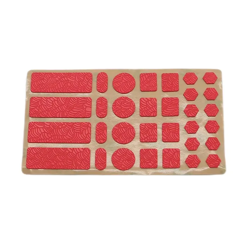 DIY Anti-Slip Stickers Anti-Sweat Mouse & Keyboard Grips Hexagon Rhombus Sweat-Absorbent Stickers