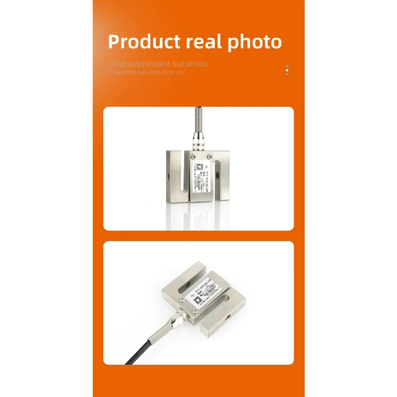 High Temperature Alloy Steel S Type Load Cell 500kg to 5t Tension Compression Sensor for Crane Scale