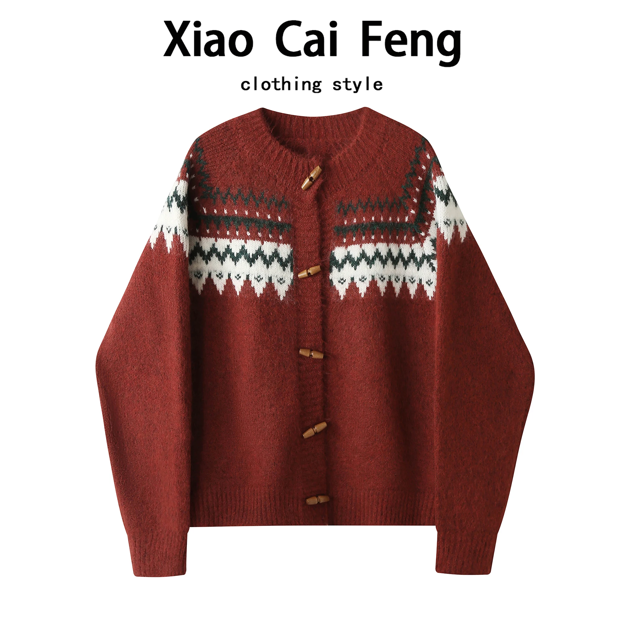 

Women's Autumn Winter ort Knitted Sweater Coat Button up Casual Loose Fit Vintage Sle Cotton Blend Long Sve Top