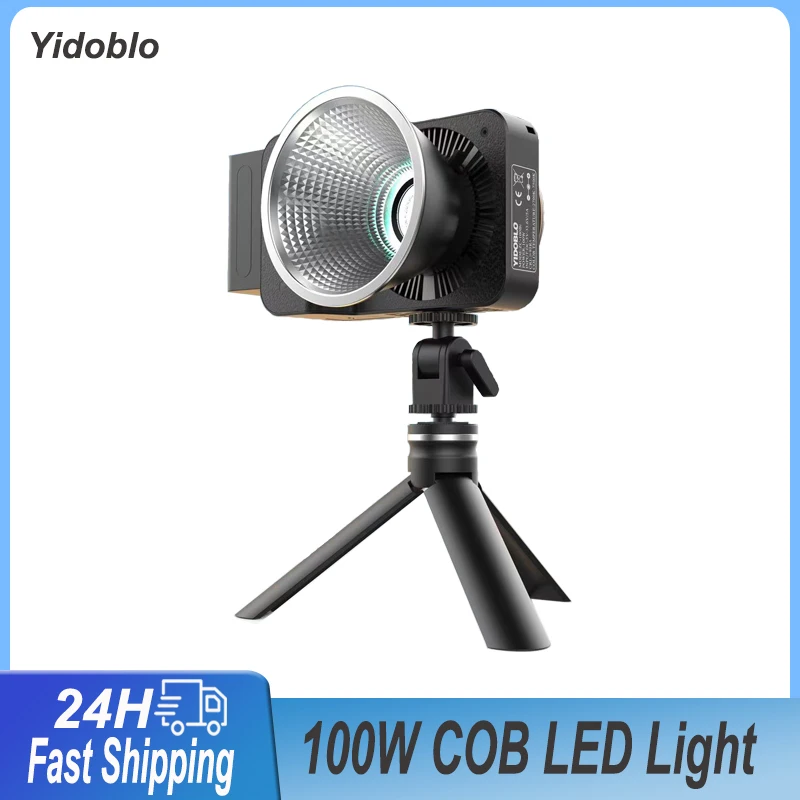 Yidoblo ZC-100 100W COB LED Light Photography Lighting Outdoor Photo/Video Shooting Handheld Portable Pocket Light