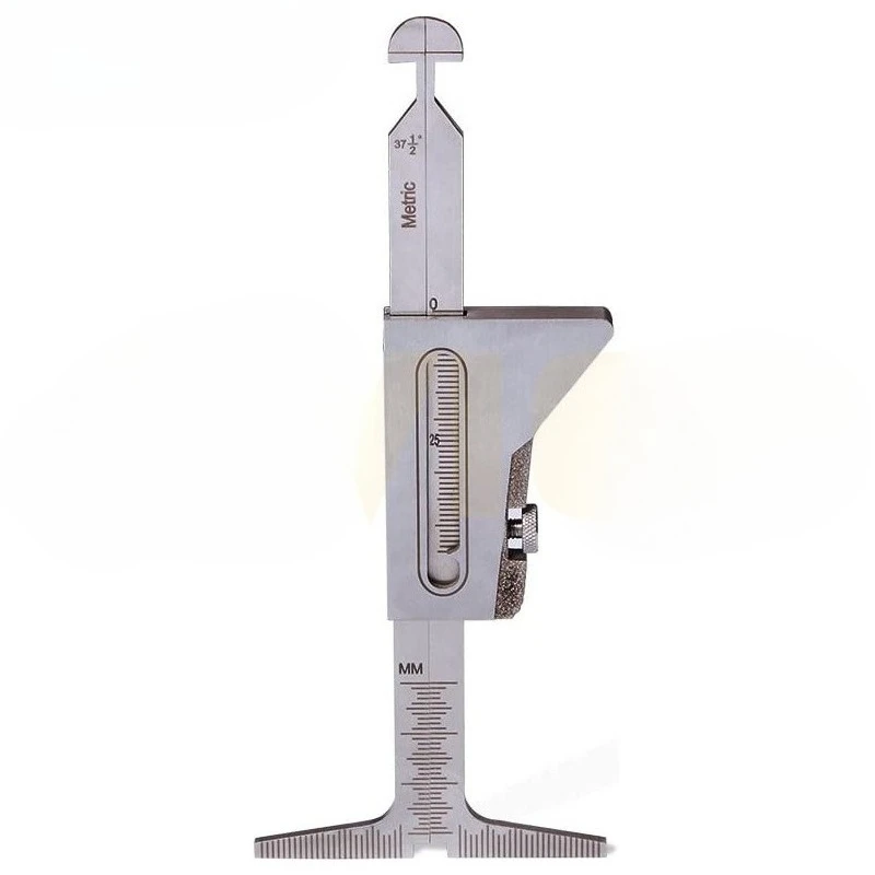 Stainless steel integral 1-15MM weld inspection ruler, large high and low gauge HILO
