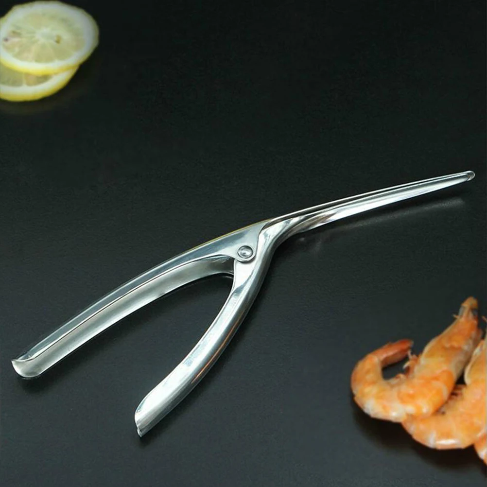

Shrimp Peel Device Stainless Steel Portable Easy-Grip Handle Ideal for Kitchen Use Time- Preparation Tools Gadgets