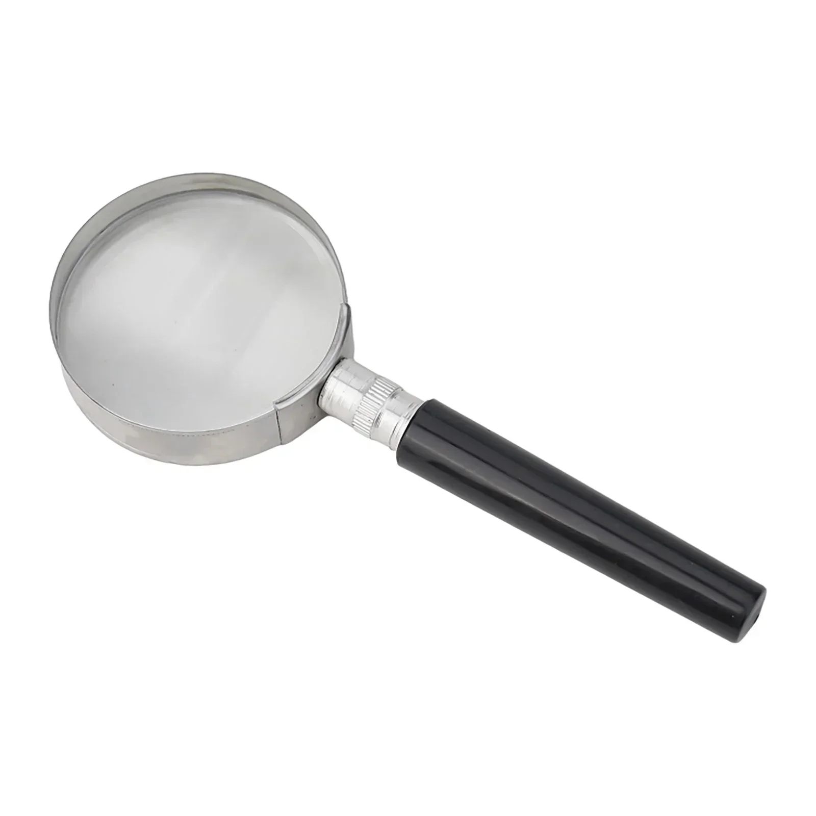 10X Magnifier 50mm Compact Handheld 2inch Glass Handle Lightweight Magnification Magnifier High Quality New 1pcs