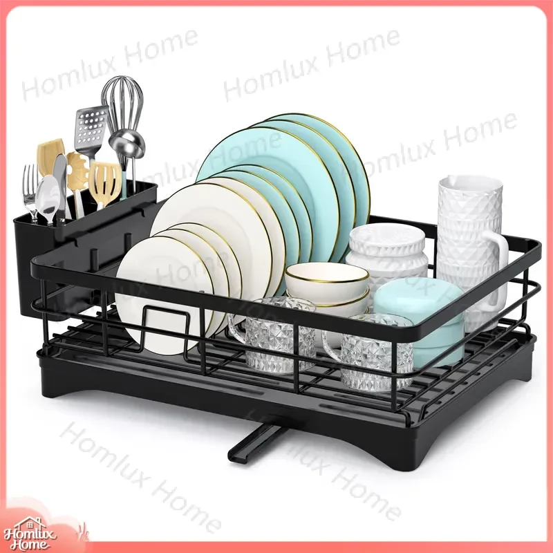 Multifunctional Kitchen Dish Drain Rack for Countertop Sink Storage Cupboard Dishwasher Cutlery Organizer Drying Rack for