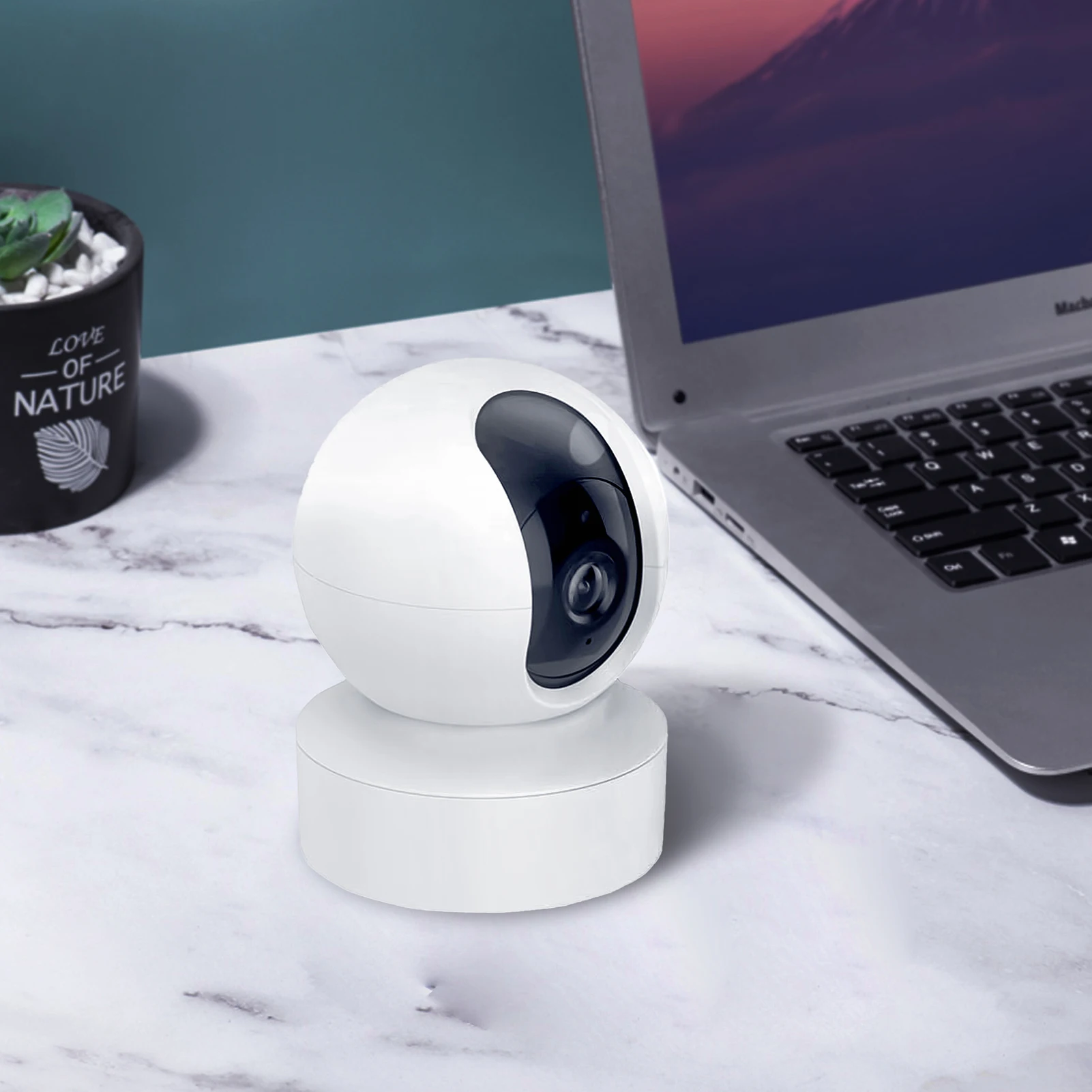 P43 profissional 360 ° que gerencie a câmera esperta da visão noturna do auto que segue a cabeça movente câmera sem fio ultra clara de wifi para o escritório