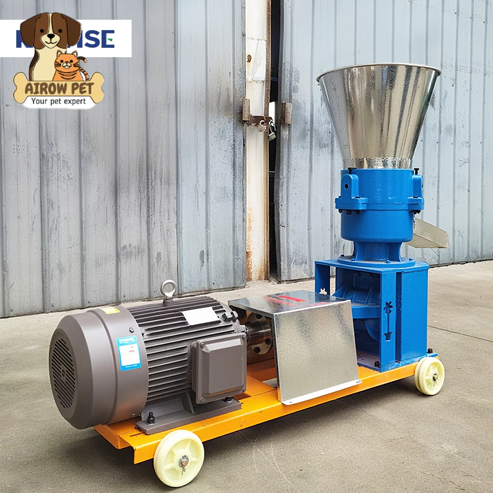 AIROW Low Price Electric Feed Pellet Making Machine for Small Scale Livestock Farm Use Easy Operation