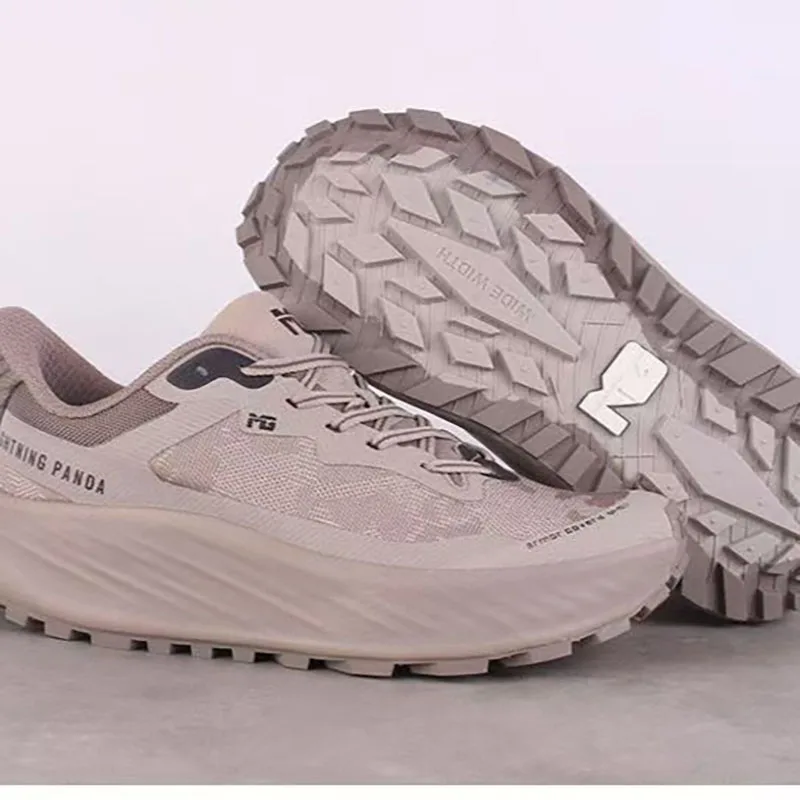Men's Anti-slip Cushioning Outdoor Thick Sole Running Shoes Sneakers Breathable Bouncing Trail Running Shoes