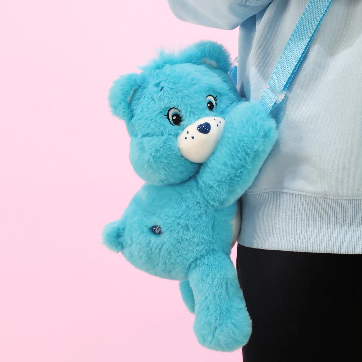 Care Bears Leuke Pluche Crossbody Tas Cartoon Gevulde Pop Rugzak Meisjes Opbergtas Perfect Verjaardagscadeau