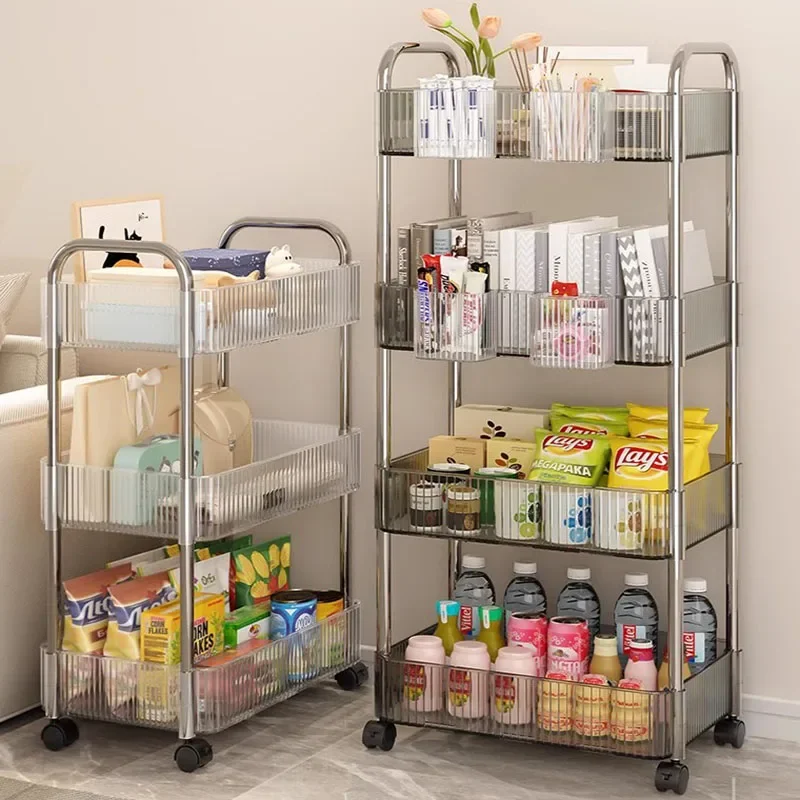 Trolley Storage Serving Cart Kitchen Organizer Furniture Rolling Beauty Salon Wheels Home Island Tool Organizers Coffee Bar