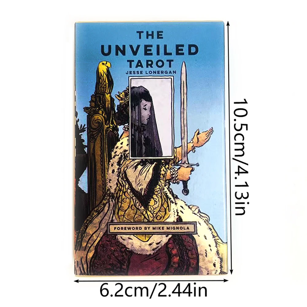 The Unveiled Tarot Cards English Version Fortune Telling Divination Tarot Deck Family Party Leisure Board Game Party Games