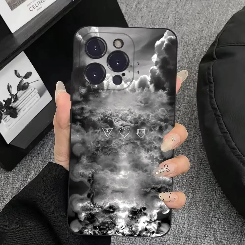 Capa de telefone The Neighbourhood para iPhone 17,16,15,14,13,12,11,Plus,Pro Max, XS, X, XR, SE, Mini, 8,7, capa preta de silicone macio