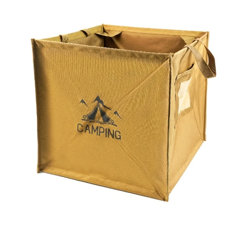 Outdoor Folding Storage Box Foldable Basket Trash Can Collapsible Garbage Can Lightweight Storage Container