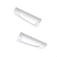 A0NC 2PCS Fridge Handles Refrigerator Door Knobs Easy to Use Refrigerator Handles Plastic Texture Suitable for Refrigerators