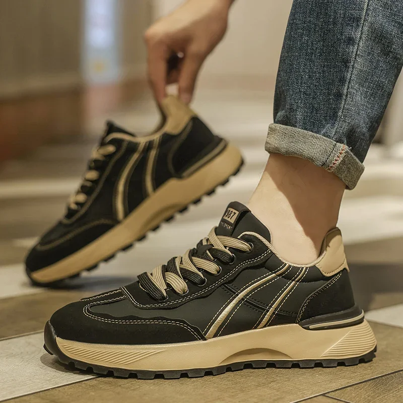 

Mens Shoes Sneakers Sports Men Comfortable Walking Male Shoes Man Driving Shoes for Men