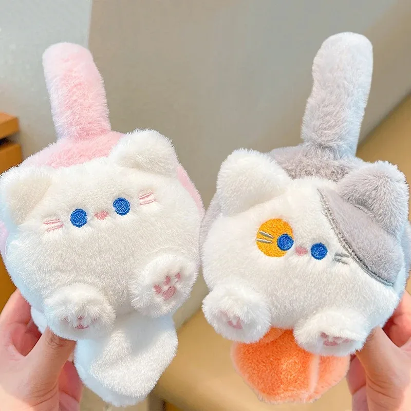 Winter Cartoon Soft Rabbit Winter Warm Earmuffs Girl Plush Thick Ear Cover Ear Protection Antifreeze Warmth Ear Muffs for Women