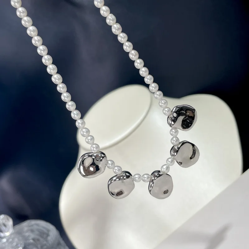 

Natural Women'S Pearl Necklace Collarbone Chain Comparable To Akoya