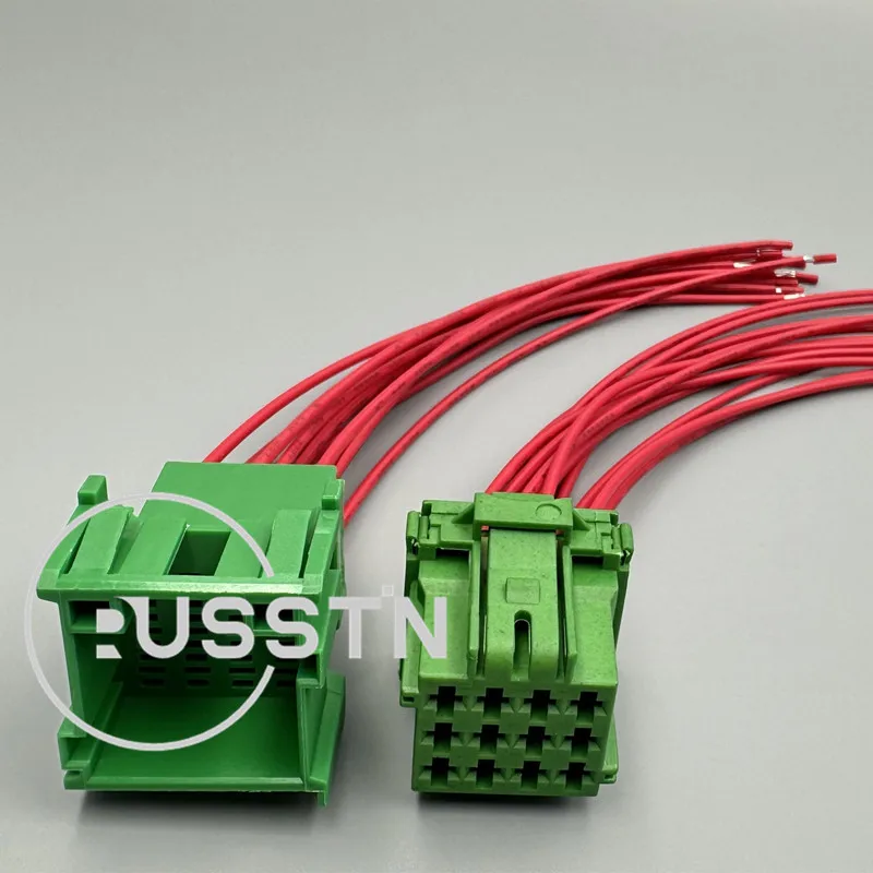 1 Set 12 Pin Automotive CD Player Cable Harness Socket AC Assembly Car Connector 1-967627 8-968972-1 1-967627-1