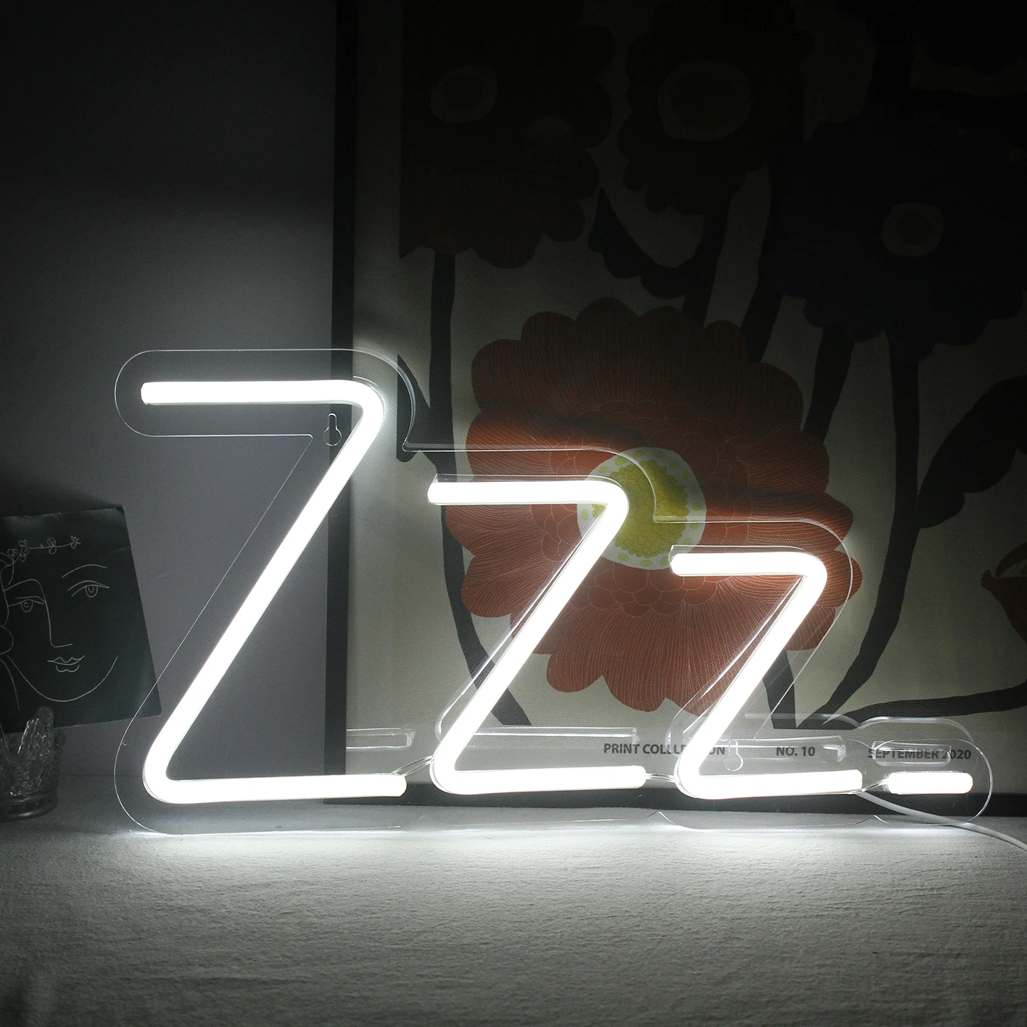 wangxing zzz sono neon sige led macio bercario cama lampada de luz branca para o menino e menina criancas quarto bonito quarto decoracao da parede 01