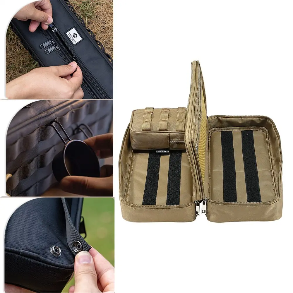 Double-layer Bag Multifunctional Bag Travel Organization High Strength Polyester Cloth Insert Belt For Small Objects