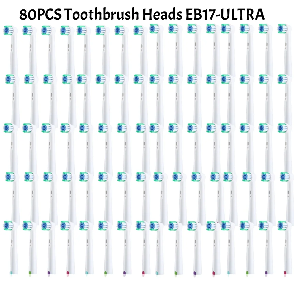 Wholesale 4/8/16/80pcs Set/lot Electric Toothbrush Head For Oral B PRO 6000 3000 750 2000 Replacement Brush Heads D18 4739 3709