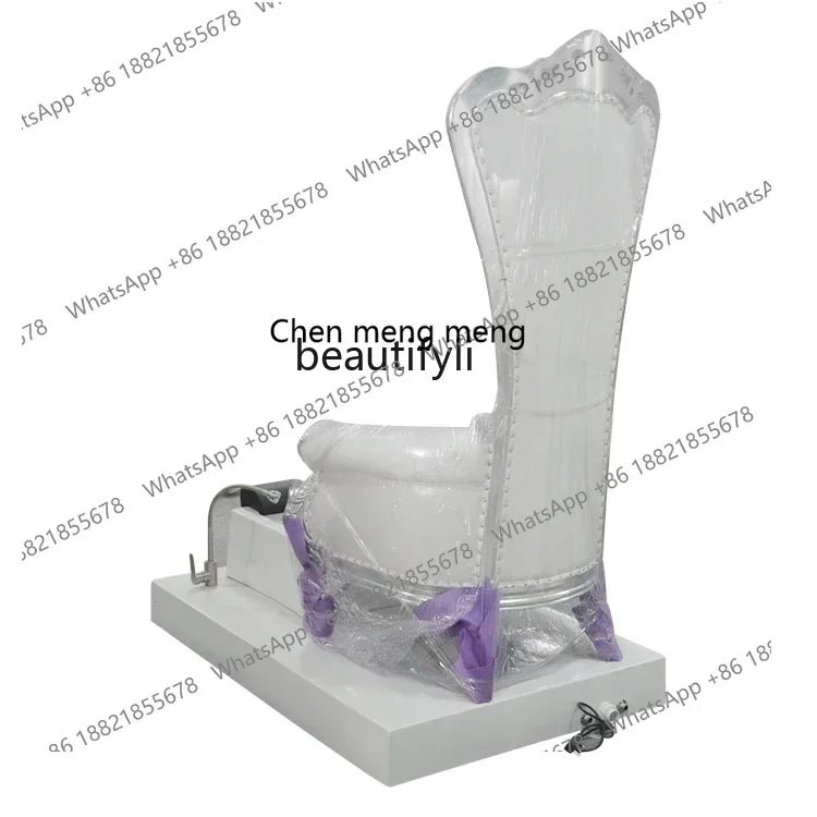 

xz1Electric Foot Massage Couch Reclining Massage Chair Spa with Basin Foot-Washing Pedicure Chair Nail Scrubbing Chair