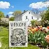 Dyrenson Welcome Spring Summer Truck Decorative Garden Flag, Cotton jjp