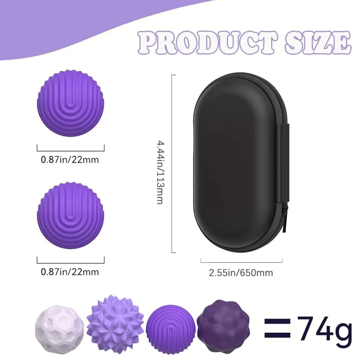 Magnetic Silicone Sensory Balls Worry Balls Autism Calming Fidgeting Toy Fidget Toy Kid Adults Anxiety Relief Stress Sensory Toy view 6