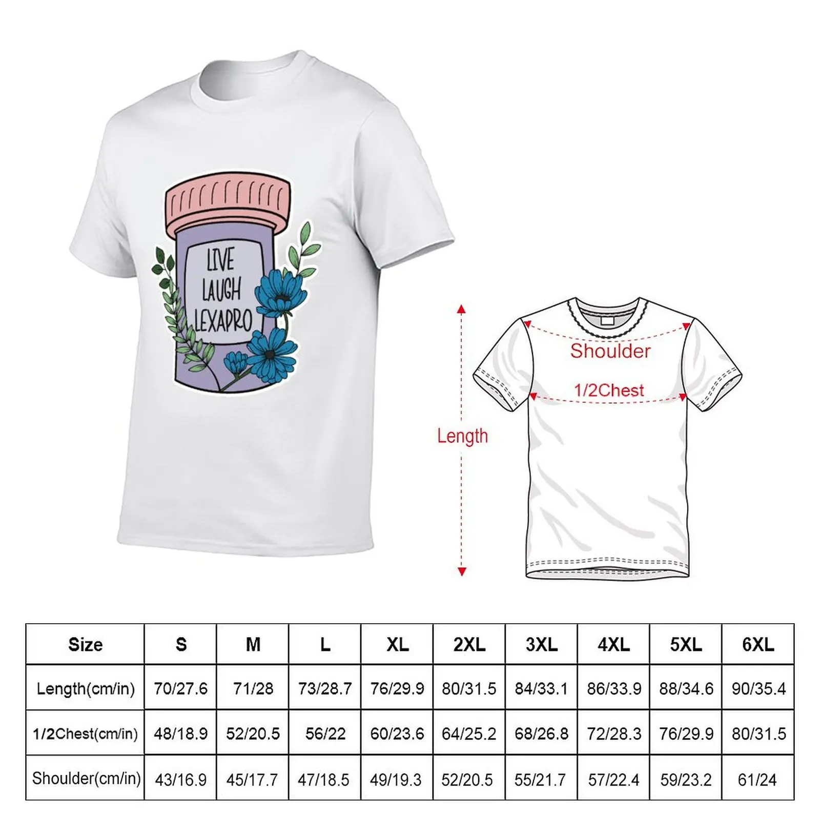 graphic shirts tshirt man Lexapro t Live, for designer funny Laugh, shirts T-Shirt T-Shirt t