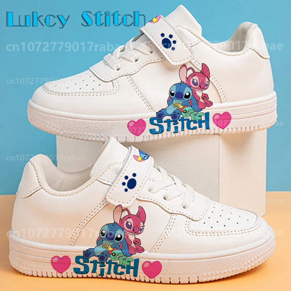 Stitch Shoes sneakers for children Student Casual basketball shoes Kid Sneakers girls boys Running Fashion Sports Shoes Gift