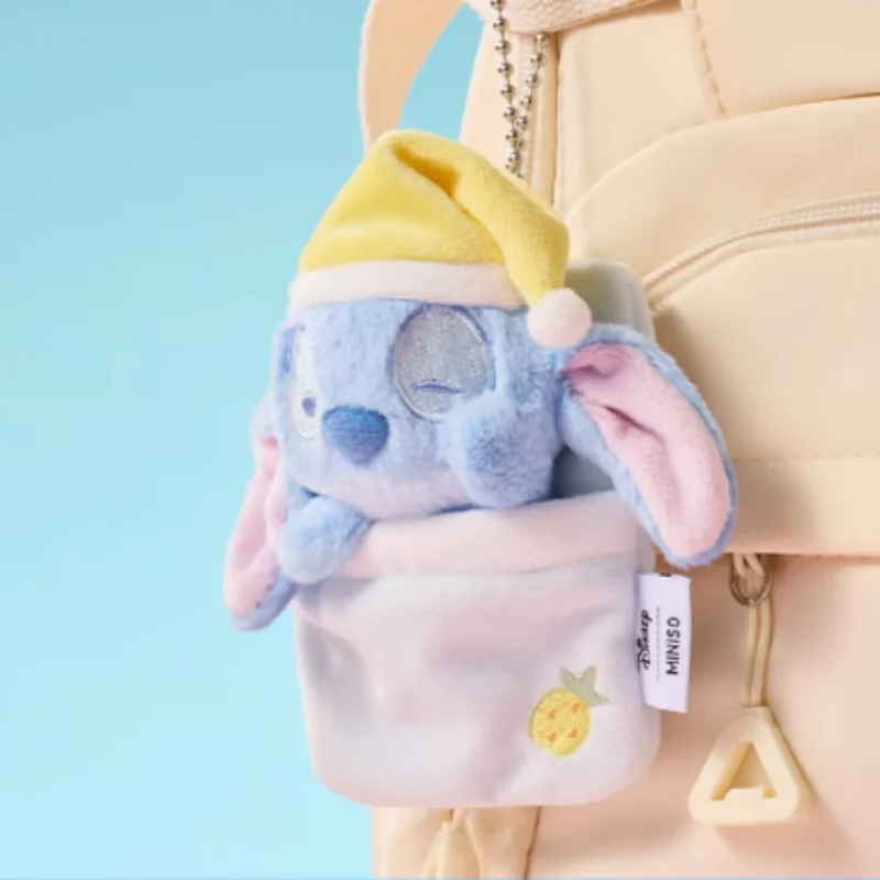 

Miniso Stitch плюшевая кукла кулон Винни мягкая игрушка милый рождественский подарок брелок мягкие пушистые животные коллекционная сумка орнамент