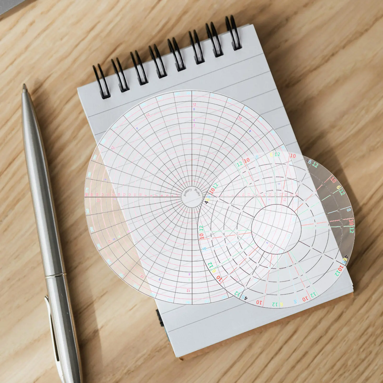 

Набор из 3-х инструментов для деления глины на равные части: шаблон-разделитель для точного распределения и формовки керамики